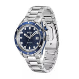 Hugo Boss Bossmatic Automatic Blue Dial Silver Steel Strap Watch for Men - 1514177 Authentic Buy Shop Now