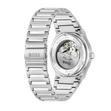 Hugo Boss Candor Automatic White Dial Silver Steel Strap Watch for Men - 1514186 Authentic Buy Shop Now