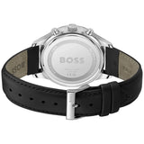 Hugo Boss Avery Chronograph Black Dial Black Leatherr Strap Watch for Men - 1514211 Authentic Buy Shop Now
