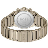 Hugo Boss Candor Chronograph Green Dial Brown Steel Strap Watch for Men - 1514222 Authentic Buy Shop Now