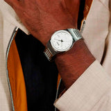 Hugo Boss Candor Automatic White Dial Silver Steel Strap Watch for Men - 1514186 Authentic Buy Shop Now