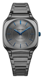 D1 Milano Square Titanium Gray Dial Gray Steel Strap Watch for Men - D1-SQBJ02 Authentic Buy Shop Now