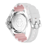 Philipp Plein The Skull White Dial White Silicone Strap Watch for Men - PWAAA1521 Authentic Buy Shop Now