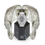 Philipp Plein The Skull White Dial White Silicone Strap Watch for Men - PWAAA1521 Authentic Buy Shop Now