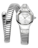 Just Cavalli Brillante Silver Dial Silver Steel Strap Watch for Women - JC1L326M0015 Authentic Buy Shop Now
