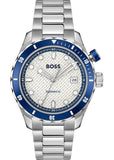 Hugo Boss Bossmatic Automatic White Dial Silver Steel Strap Watch for Men - 1514212 Authentic Buy Shop Now
