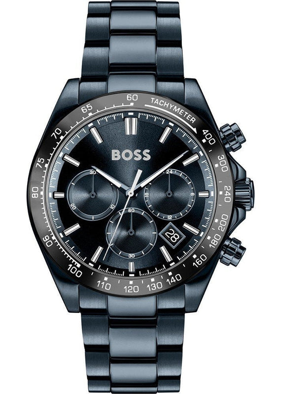 Hugo Boss Hero 2.0 Chronograph Blue Dial Blue Steel Strap Watch for Men - 1514270 Authentic Buy Shop Now