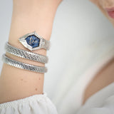 Just Cavalli Mesmerizing Blue Dial Silver Steel Strap Watch for Women - JC1L304M0015 Authentic Buy Shop Now