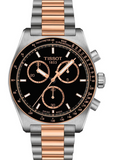 Tissot PR516 Chronograph Black Dial Two Tone Steel Strap Watch for Men - T149.417.22.051.01 Authentic Buy Shop Now