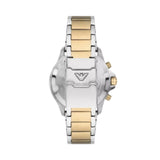 Emporio Armani Sea Explorer Chronograph Green Dial Two Tone Steel Strap Watch for Men - AR11586 Buy Now By Emporio Armani