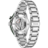 Hugo Boss Bossmatic Automatic Green Dial Silver Steel Strap Watch for Men - 1514178 Authentic Buy Shop Now