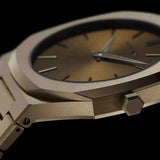 D1 Milano Ultra Thin Dusky Green Dial Green Steel Strap Watch for Men - D1-UTBJ36 Authentic Buy Shop Now