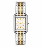 Tory Burch Eleanor White Dial Two Tone Steel Strap Watch for Women - TBW1070 Buy Now By Tory Burch