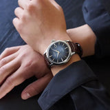 Seiko Cocktail Time Automatic Blue Dial Brown Leather Strap Watch for Men - SRPK15K1 Authentic Buy Shop Now