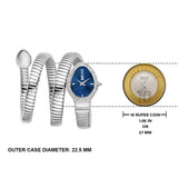Just Cavalli Carezza Blue Dial Silver Steel Strap Watch for Women - JC1L372M0015 Authentic Buy Shop Now