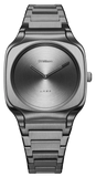 D1 Milano Square Gray Dial Grey Steel Strap Watch for Men - D1-SQBJ11 Authentic Buy Shop Now