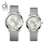 Calvin Klein Minimal White Dial Silver Mesh Bracelet Watch for Men - K3M22126 Buy Now By Calvin Klein