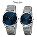 Calvin Klein Minimal Blue Dial Silver Mesh Bracelet Watch for Women - K3M2212N Buy Now By Calvin Klein