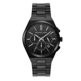 Michael Kors Lennox Chronograph Black Dial Black Steel Strap Watch For Men - MK9146 Buy Now By Michael Kors