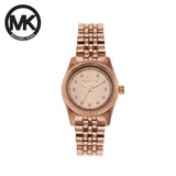 Michael Kors Lexington Three Hand Rose Gold Dial Rose Gold Steel Strap Watch For Women - MK4739 Buy Now By Michael Kors