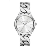 Michael Kors Runway Three-Hand Silver Dial Silver Steel Strap Watch for Women - MK7474 Buy Now By Michael Kors