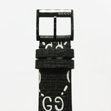 Gucci G Timeless Ghost Black Dial Black Leather Strap Watch For Men - YA1264018 Buy Now By Gucci