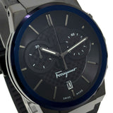 Salvatore Ferragamo Sapphire Chrono Black Dial Black Rubber Strap Watch for Men - SFME00621 Buy Now By Salvatore Ferragamo