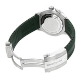 Breitling Superocean Automatic 44 Green Dial Green Rubber Strap Watch for Men - A17376A31L1S1 Buy Now By Breitling