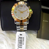 Marc Jacobs Amy Silver Dial Two Tone Steel Strap Watch for Women - MBM3139 Buy Now By Marc Jacobs