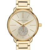 Michael Kors Portia Quartz Gold Dial Gold Steel Strap Watch For Women - MK3838 Buy Now By Michael Kors