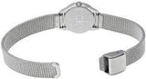 Calvin Klein Minimal Black Dial Silver Mesh Bracelet Watch for Women - K3M53151 Buy Now By Calvin Klein