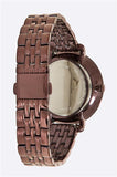 Fossil Jacqueline Brown Dial Brown Steel Strap Watch for Women - ES4100 Buy Now By Fossil