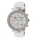 Michael Kors Parker White Dial White Leather Strap Watch for Women - MK2277 Buy Now By Michael Kors