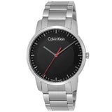 Calvin Klein City Black Dial Silver Steel Strap Watch for Men - K2G2G141 Buy Now By Calvin Klein