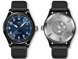 IWC Pilot’s Watch Mark XVIII Edition “Laureus Sport for Good Foundation" Blue Dial Black Nylon Strap Watch for Men - IW324703 Buy Now By IWC