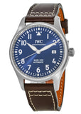 IWC Pilot's Mark XVIII Le Petit Prince Blue Dial Brown Leather Strap Watch for Men - IW327004 Buy Now By IWC