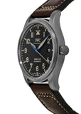 IWC Pilot's Watch Mark XVIII 40mm Black Dial Brown Leather Strap Watch for Men - IW327006 Buy Now By IWC