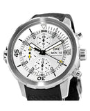 IWC Aquatimer Chronograph White Dial Black Rubber Strap Watch for Men - IW376801 Buy Now By IWC