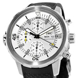 IWC Aquatimer Chronograph White Dial Black Rubber Strap Watch for Men - IW376801 Buy Now By IWC