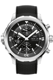 IWC Aquatimer Chronograph Black Dial Black Leather Strap Watch for Men - IW376803 Buy Now By IWC