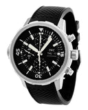 IWC Aquatimer Chronograph Black Dial Black Leather Strap Watch for Men - IW376803 Buy Now By IWC