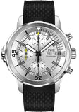 IWC Aquatimer Chronograph White Dial Black Rubber Strap Watch for Men - IW376801 Buy Now By IWC