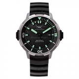 IWC Aquatimer Automatic 2000 Black Dial Black Rubber Strap Watch for Men - IW358002 Buy Now By IWC