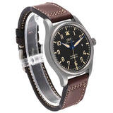 IWC Pilot's Watch Mark XVIII 40mm Black Dial Brown Leather Strap Watch for Men - IW327006 Buy Now By IWC