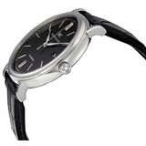 IWC Portofino Automatic Black Dial Black Leather Strap Watch for Men - IW356502 Buy Now By IWC