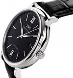 IWC Portofino Automatic Black Dial Black Leather Strap Watch for Men - IW356502 Buy Now By IWC