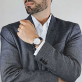 IWC Portofino Automatic White Dial Black Leather Strap Watch for Men - IW356517 Buy Now By IWC