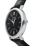 IWC Portofino Automatic Black Dial Black Leather Strap Watch for Men - IW356502 Buy Now By IWC