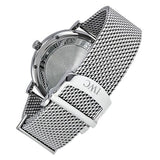 IWC Portofino Automatic White Dial Silver Mesh Bracelet Watch for Men - IW356505 Buy Now By IWC