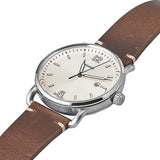 Fossil The Commuter White Dial Brown Leather Strap Watch for Men - FS5275 Buy Now By Fossil